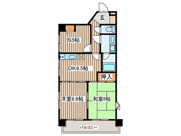 ピア八千代町の物件間取画像